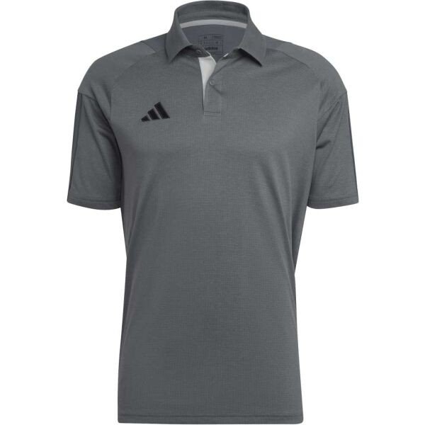 adidas TIRO 23 POLO SHIRT Pánská polo košile, šedá, veľkosť M