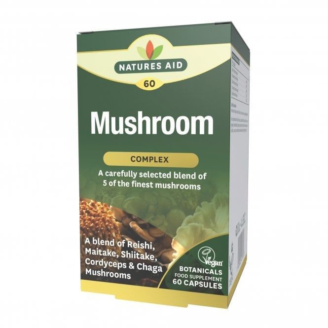 Natures Aid Mushroom Complex 60 kapslí