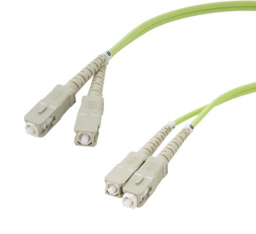 L-Com Fodsc-Om5-1 Fibre Cord, Sc Duplex-Sc Duplex, Mm, 1M