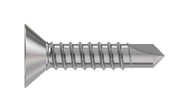 Tr Fastenings 3.5 X 25 Ktstdx Z100 Din7504 Countersunk Head Screw, Steel, 3.5X25Mm