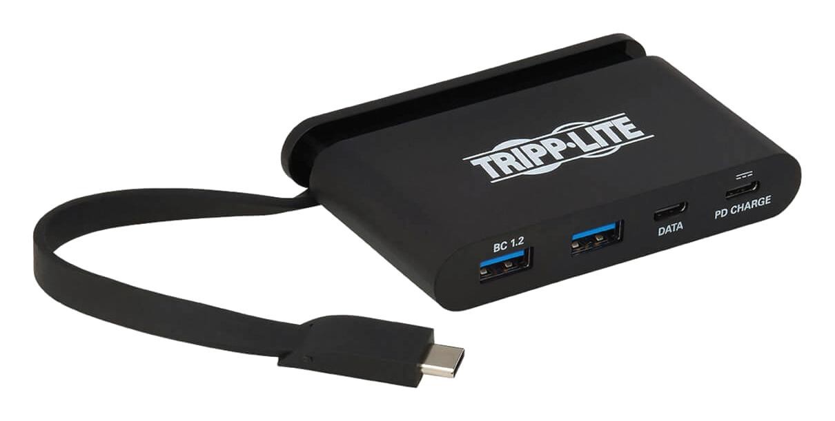 Eaton Tripp Lite U460-T04-2A2C-1 Usb Hub W/store Cable, 4-Port, Bus Power