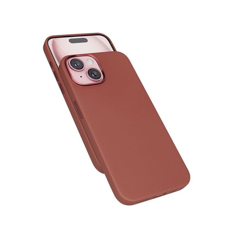 EPICO Mag+ kožený kryt iPhone 15 Plus 81210131700001 - hnědý