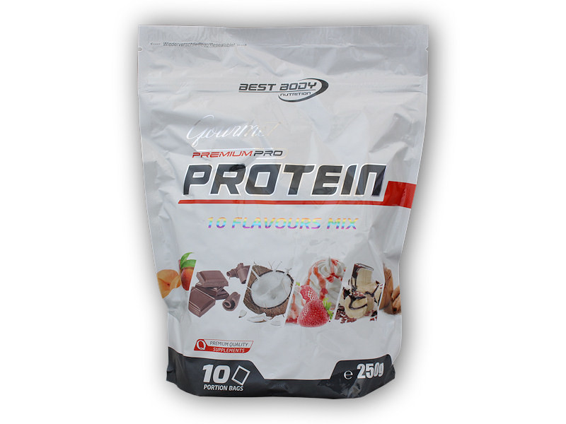 PROTEIN Best Body Nutrition Gourmet premium pro protein 10x25g