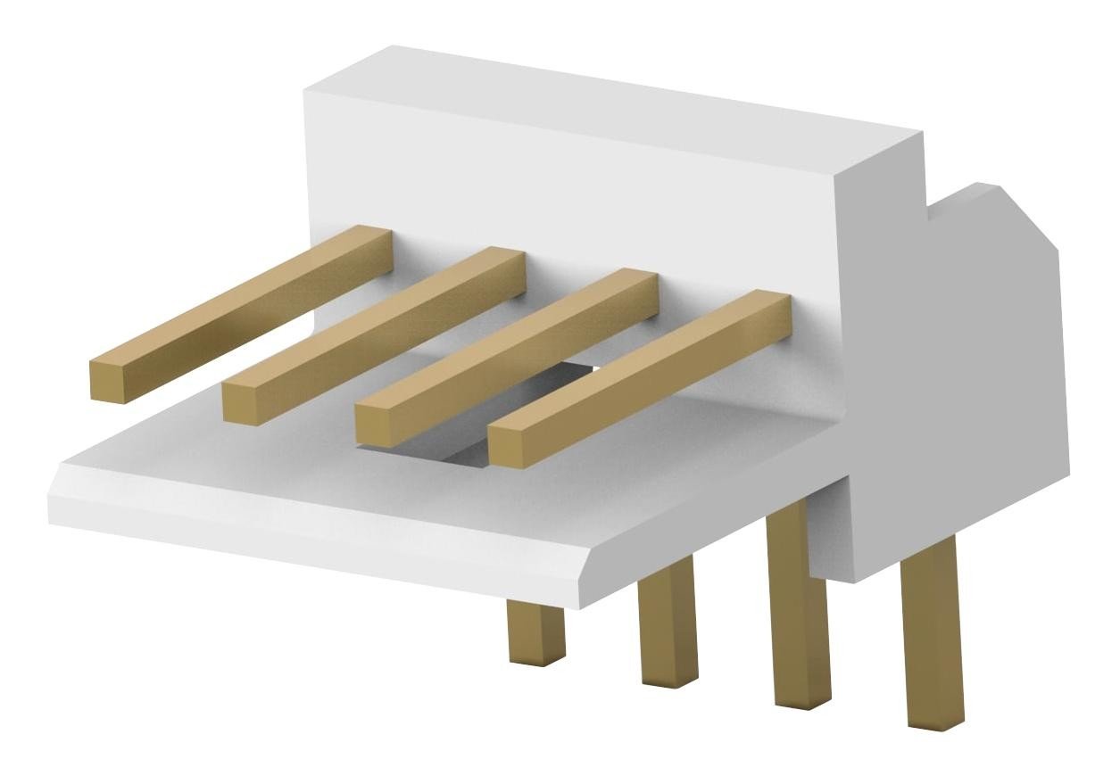 Amp - Te Connectivity 176153-4 Wtb Conn, R/a Header, 4Pos, 1Row, 2.5Mm