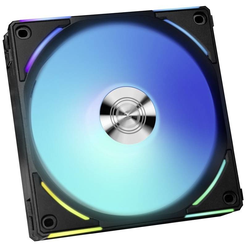 Lian Li Lian Li UNI FAN AL120 V2 ARGB PWM Lüfter - 120mm, schwarz PC větrák s krytem černá (š x v x h) 120 x 120 x 28 mm