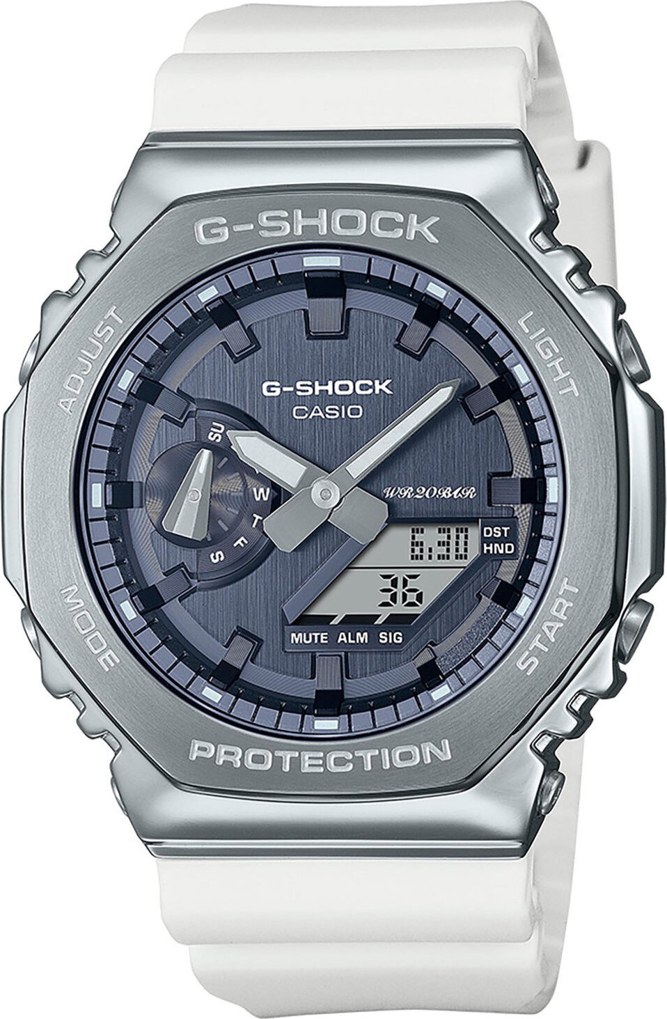 Hodinky G-Shock Sparkle of Winter GM-2100WS-7AER White/Silver