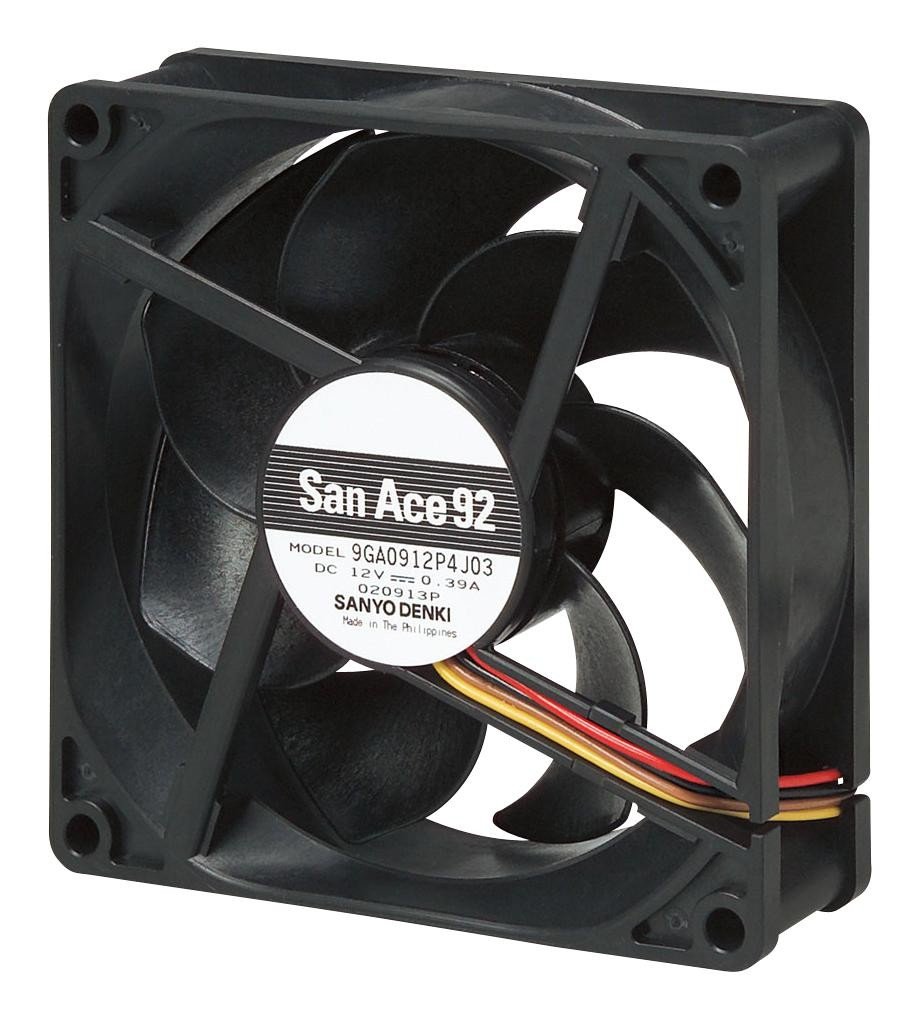 Sanyo Denki 9Ga0912P4J031 Axial Fan, 92Mm, 2.2M3/min, 43Dba, 12V