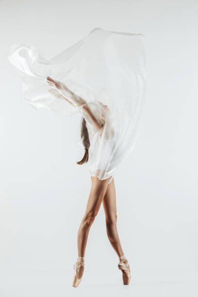 CoffeeAndMilk Umělecká fotografie Young ballet dancer is posing at the studio, CoffeeAndMilk, (26.7 x 40 cm)