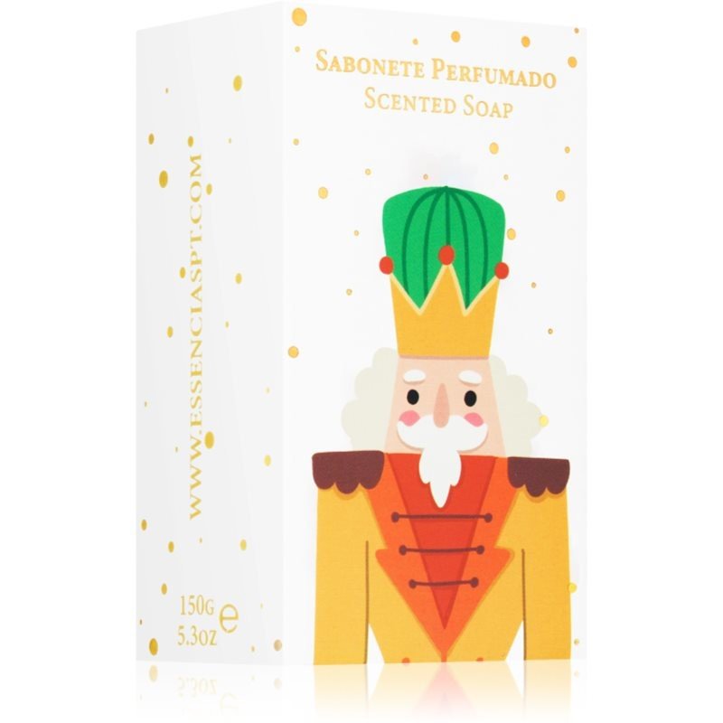 Essencias de Portugal + Saudade Christmas Orange Nutcracker tuhé mýdlo 150 g