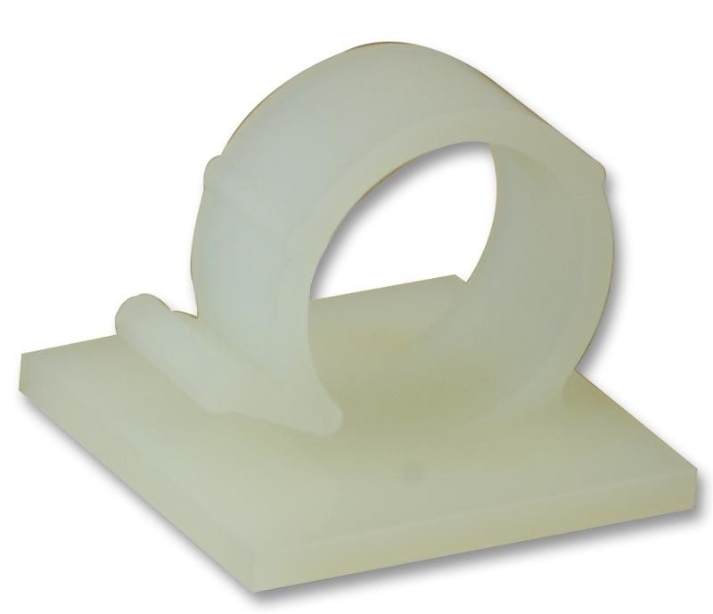 Hellermanntyton Ra18 (50 Pack) Cable Clip S/adhesive 18Mm 50/pk Nat