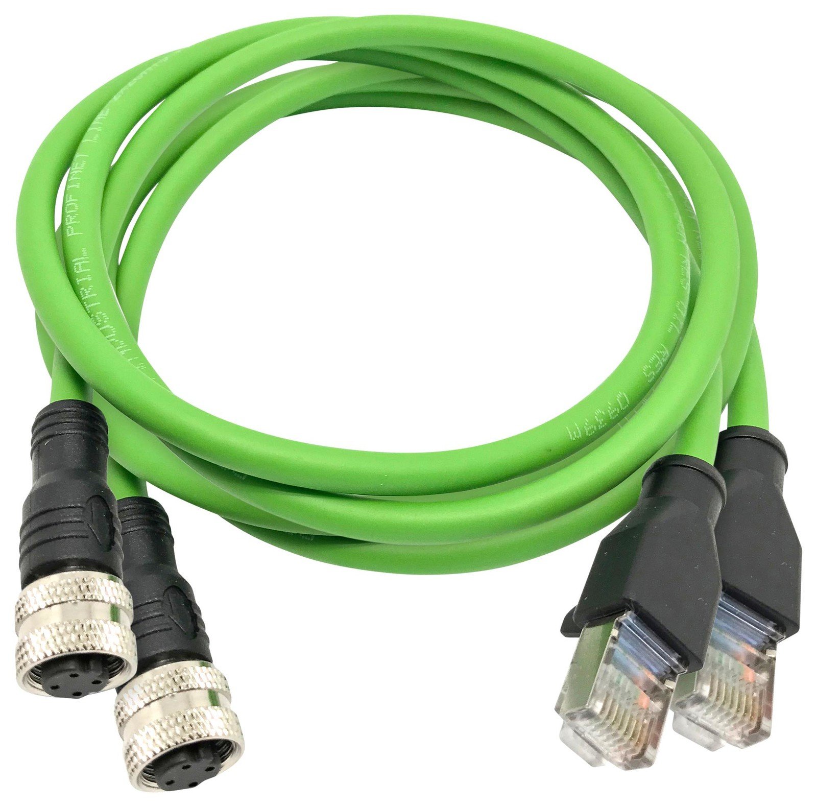 Trend Networks R151058 Adapter Cable, Rj45 Plug-M12 Rcpt, 1M