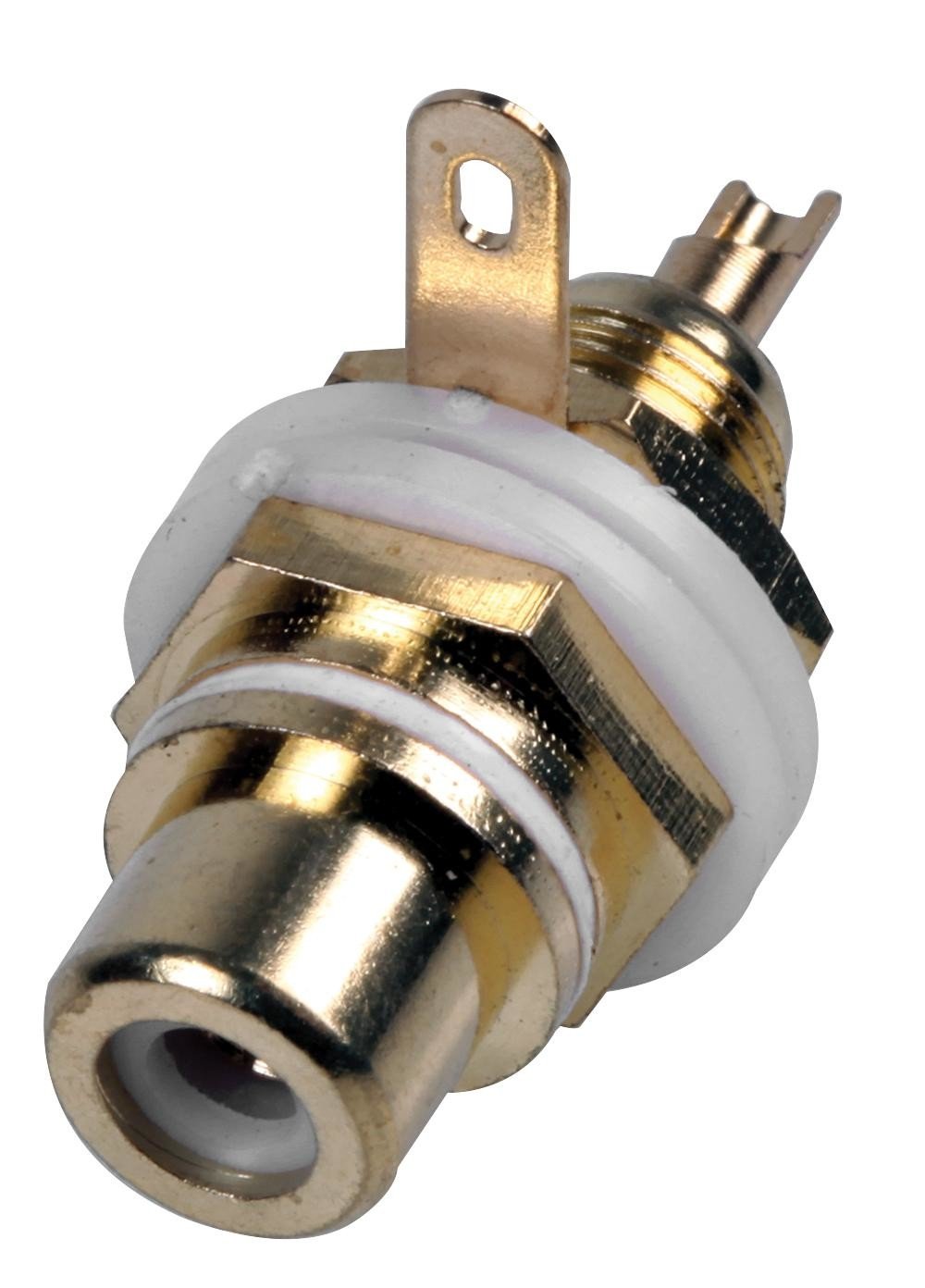 Pro Signal Psg08635 Chassis Socket, Phono/rca, Gold/white
