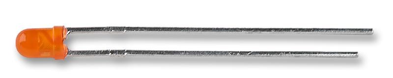 Kingbright L-934Nd Led, 3Mm, Orange, 30Mcd, 610Nm