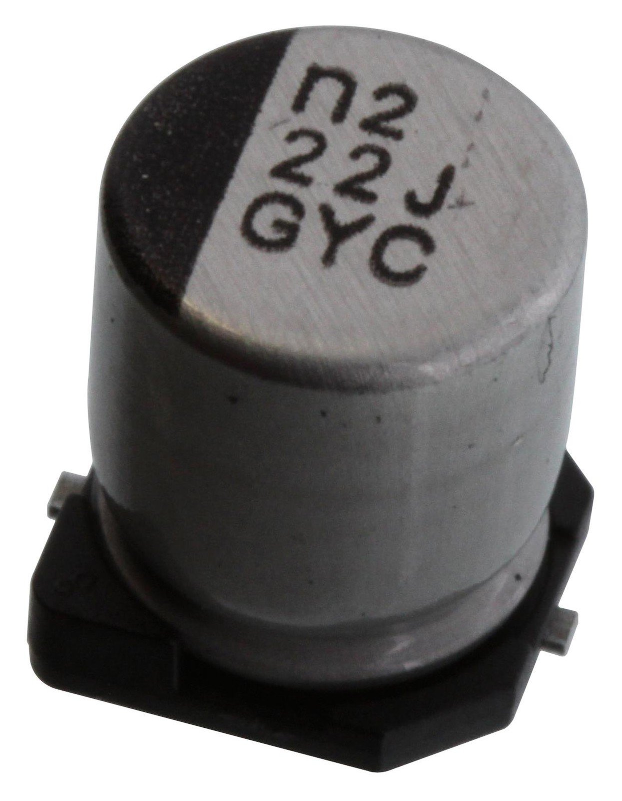 Nichicon Gyc1J220Mcq1Gs Cap, 22Uf, 63V, Alu Elec, Hybrid, Smd