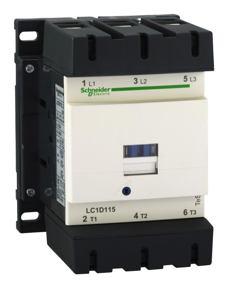 Schneider Electric Lc1D115Bd Contactor, 3Pst-No, 24V, Din Rail/panel