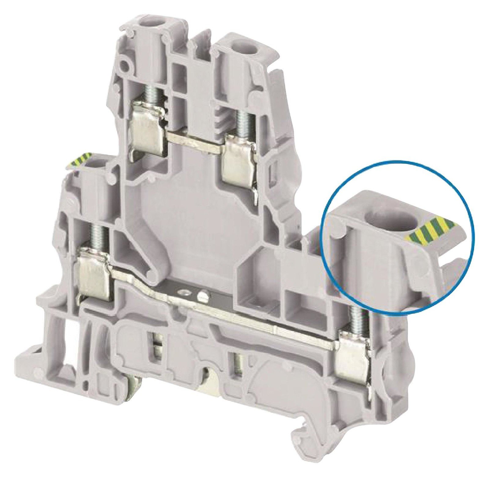 Entrelec - Te Connectivity 1Snk506212R0000 Terminal Block, Din Rail, 4Pos, 6Mm2