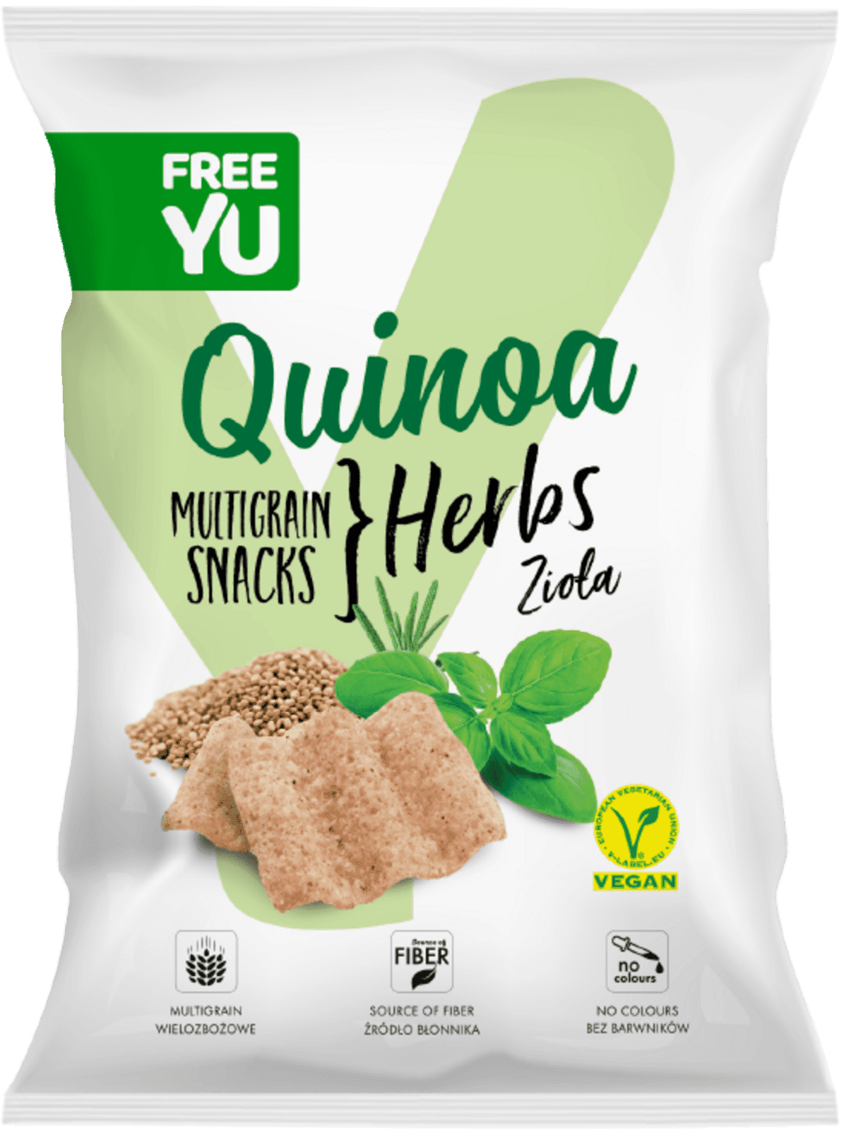 FreeYu Quinoa multigrain snack Herbs 70 g