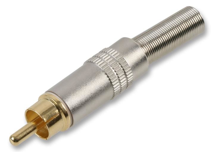 Pro Signal Psg02805 Phono Plug, Chrome, White Id