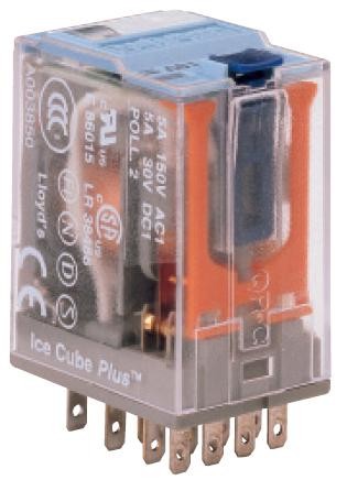 Turck C9-A41Dx/024Vdc Relay, 4Pdt, 250Vac, 30Vdc, 5A