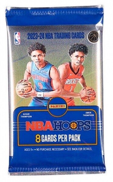 2023-2024 NBA karty Panini Hoops - Hobby Balíček