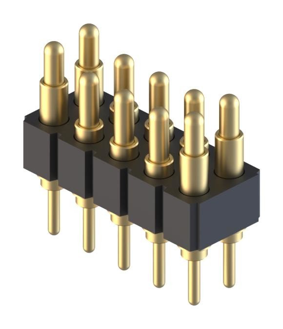 Mill Max 827-22-010-10-020101 Spring Loaded Connector, Header, 10Pos