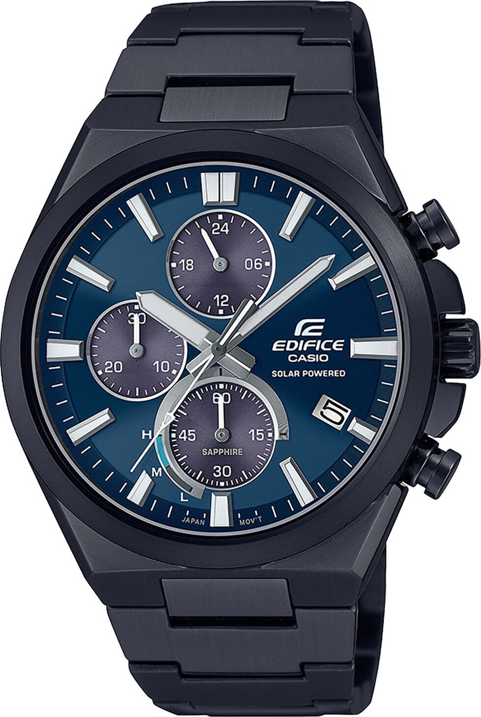 Hodinky Casio Edifice Solar Powered Chronograph EFS-S630DC-2AVUEF Black