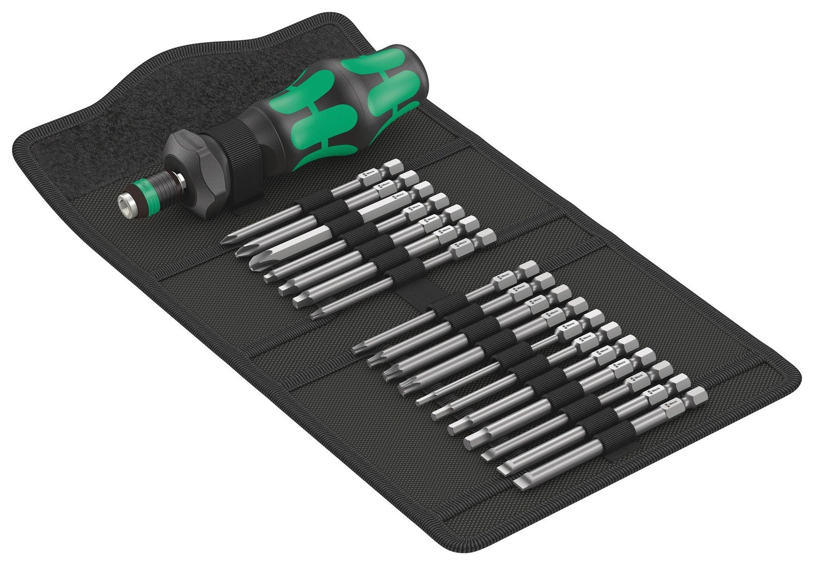 Wera Kraftform Kompakt Turbo Imperial 1 Screwdriver Set, 19Pc