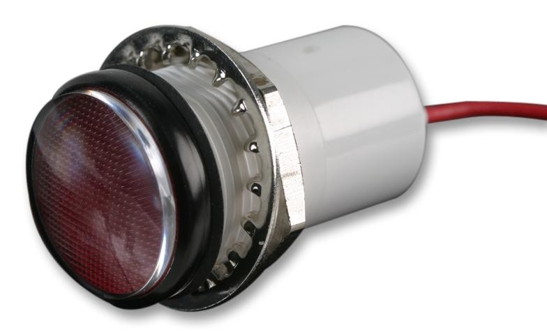 Dialight 557-1505-203F Led Indicator, 24Vdc, Red