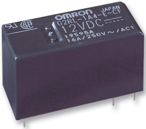 Omron Electronic Components G2Rl-1A-E-Cf  Dc12 Power Relay, Spst-No, 12Vdc, 12A, Tht