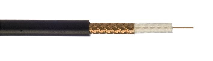 Webro 490101-Lszh Cable, Coax Rg59B/u Lszh Black 100M