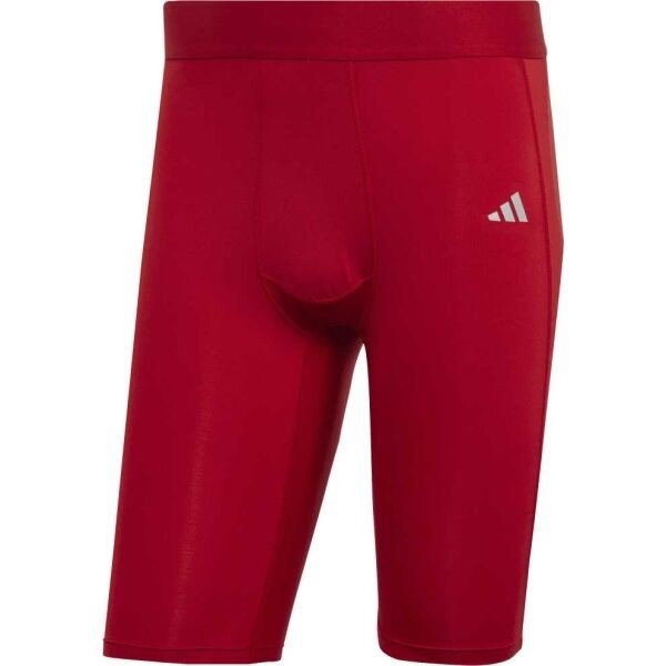 adidas TECHFIT TIGHT SHORTS Pánské spodní trenky, červená, veľkosť 2XS