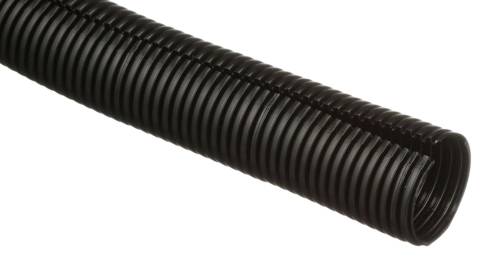 Panduit Clt125F-L20 Corrugated Loom Tubing, 15.24M, Pe, Blk