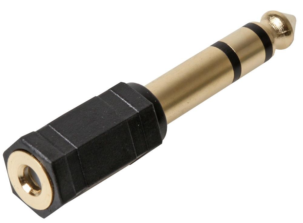 Pro Signal Psg08643 Adaptor, 3.5Mm To 6.35Mm Jack, Gold