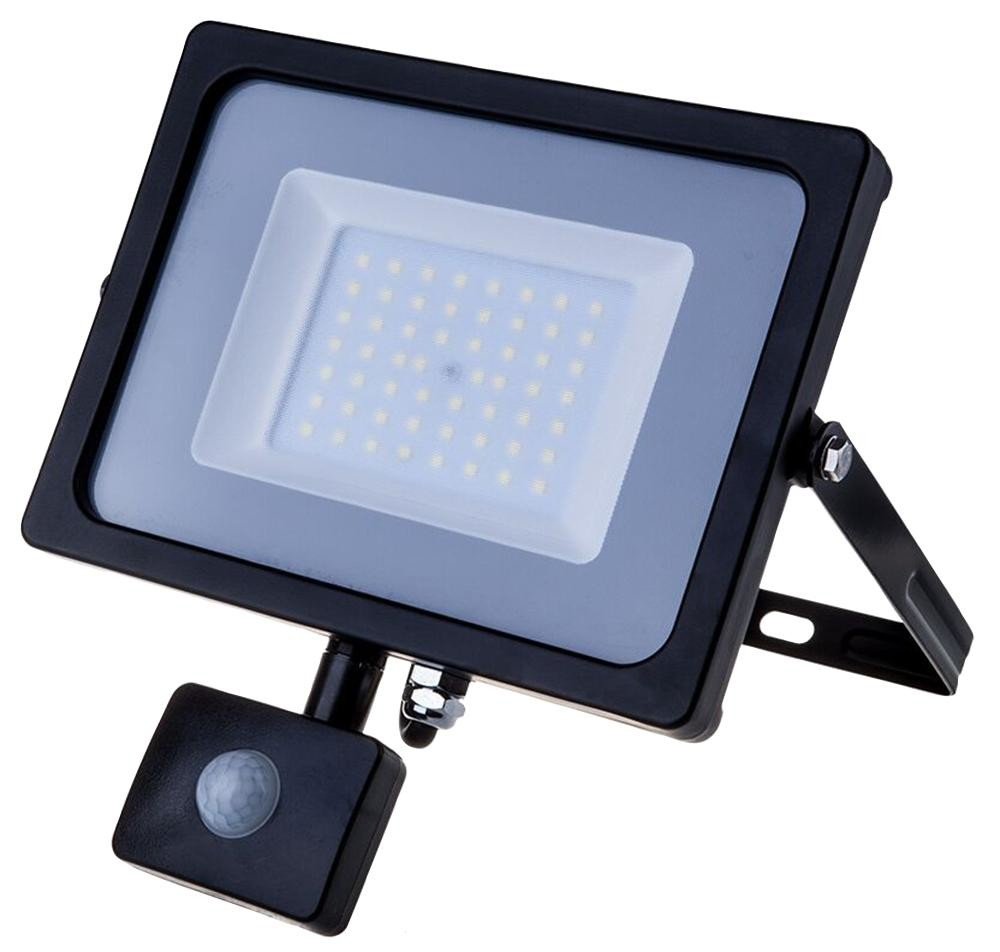 V-Tac 470 Vt-50-S 50W Pir Sensor Floodlight 4000K Black