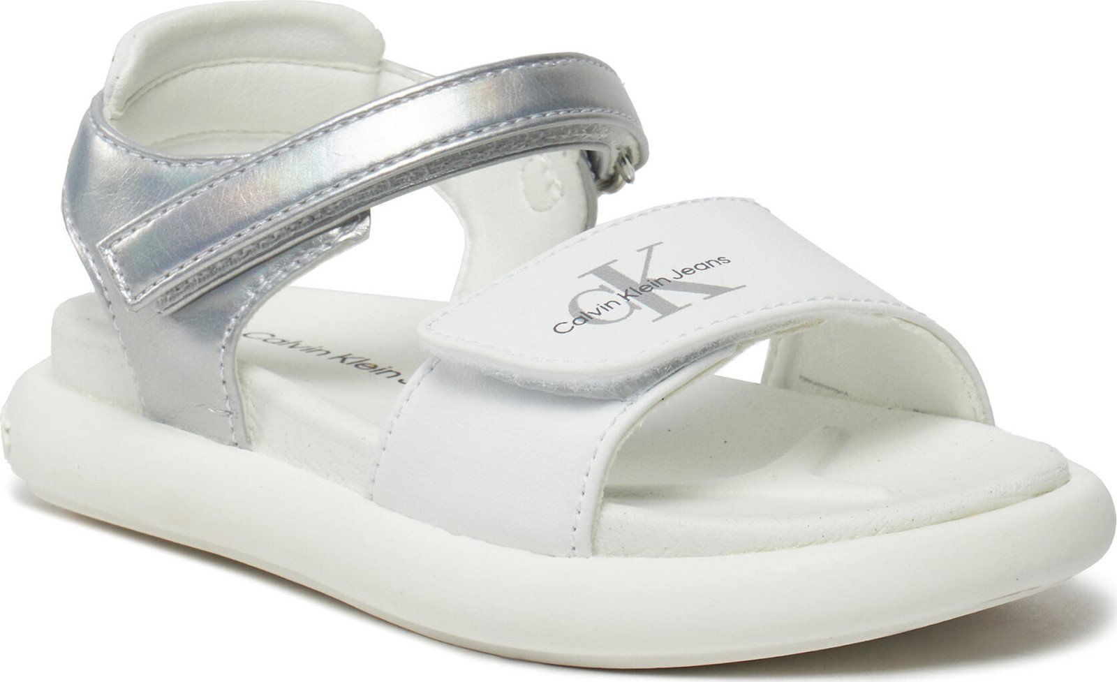 Sandály Calvin Klein Jeans V1A2-80817-1013X S White/Silver 025