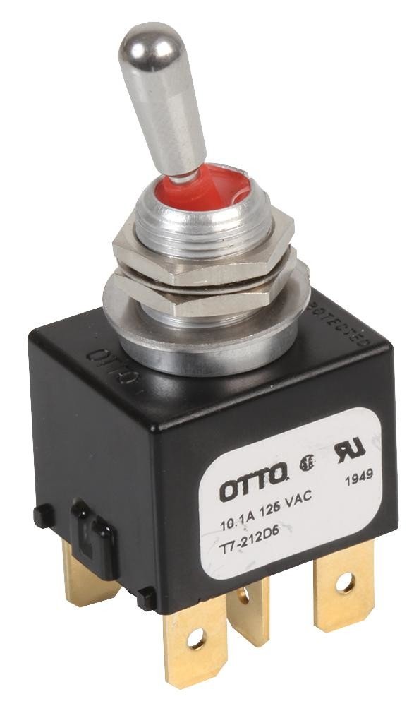 Otto Controls T7212D5 Switch, Dpst, Ip68