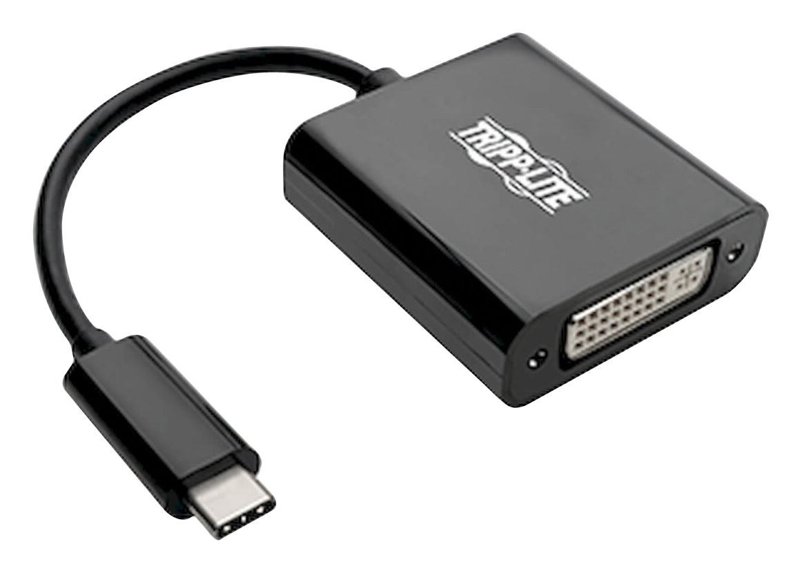 Eaton Tripp Lite U444-06N-Dvibam Usb-C To Dvi Adapter W/alter Mode, Blk