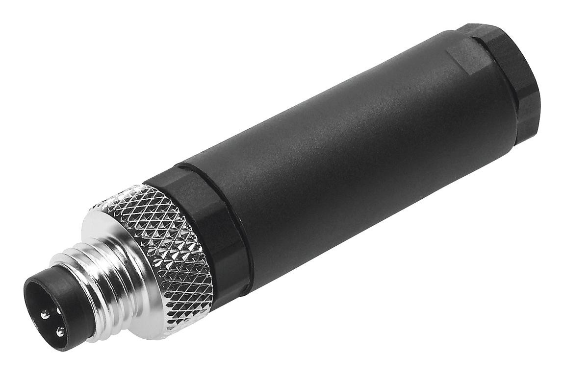 Festo Sea-3Gs-M8-S Sensor Connector, M8, Female, 3 Pos