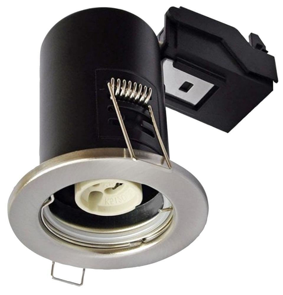 V-Tac 3680 Vt-701 Downlight Fire Rated Satin N Gu10 Fix