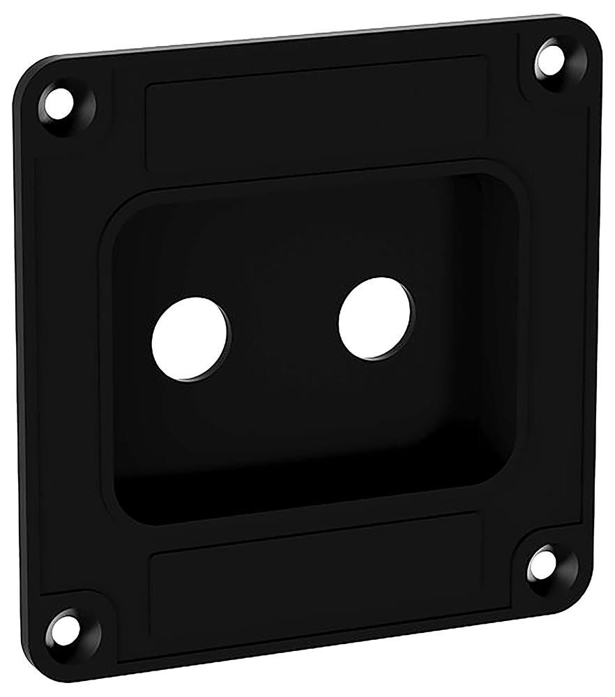 Penn Elcom M1500 Connector Dish Double Blk-Abs