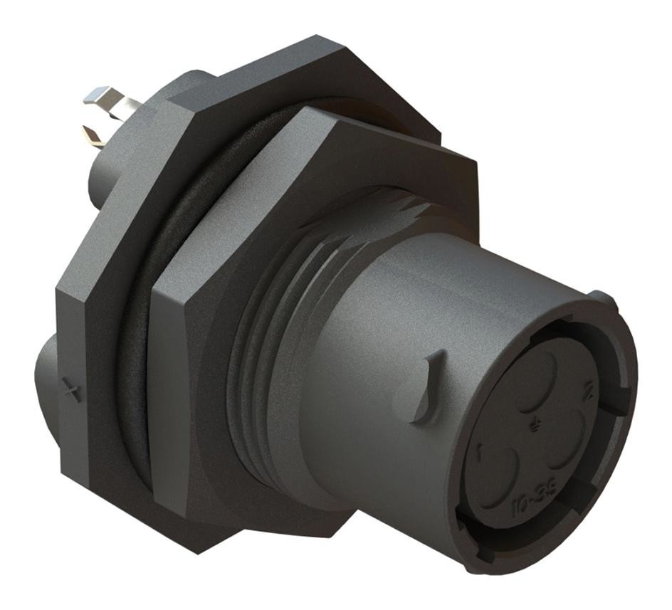 Amphenol Sine/tuchel Rts710Nd3S0332. Circular Connector, 3Pos, Rcpt, Jam Nut