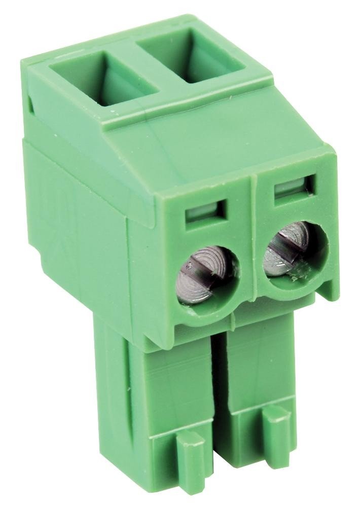 Camdenboss Ctb92He/2 Terminal Block, Pluggable, 2Pos, 16Awg