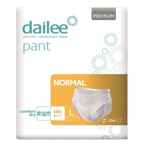 Dailee Pant Premium normal l, kalhotky absorpční natahovací, 15ks