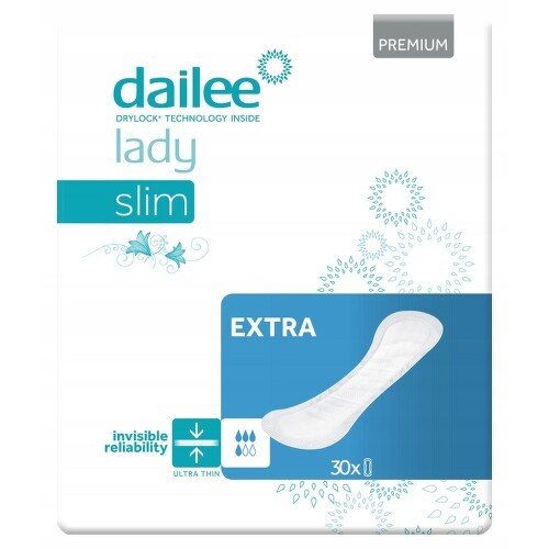 Dailee Lady Premium slim extra, vložky absorpční, pro ženy, 30 ks