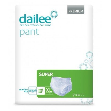 Dailee Pant Premium super XL, kalhotky absorpční natahovací, 15 ks