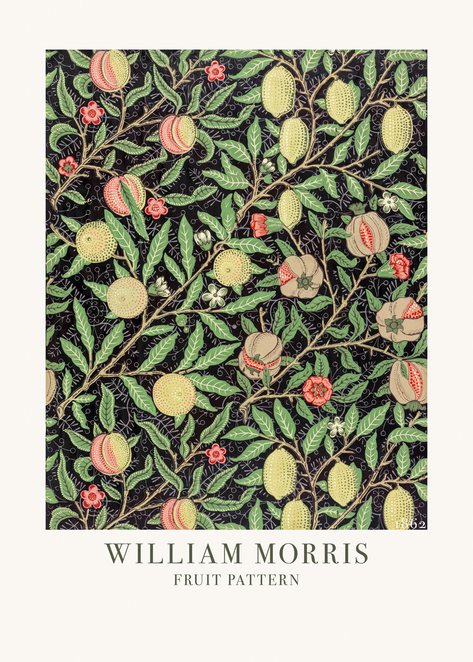 William Morris Ilustrace Fruit Pattern, William Morris, (30 x 40 cm)