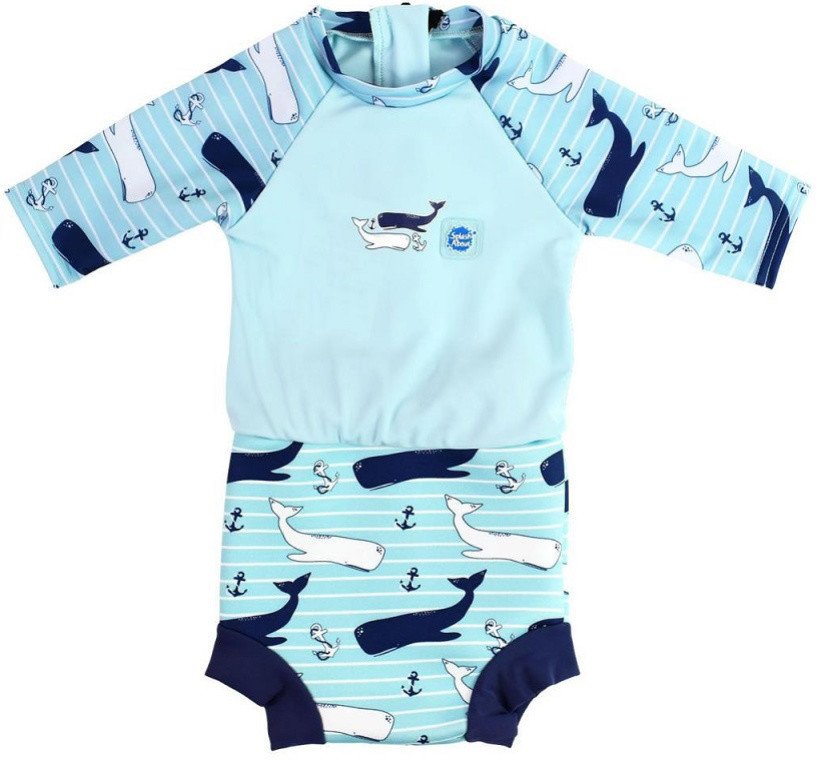 Splash About Happy Nappy Sunsuit Vintage Moby XL