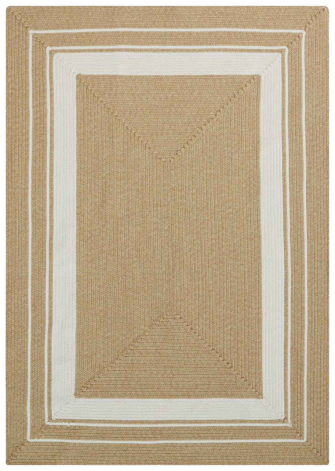 Kusový koberec Braided 105556 Creme Beige – na ven i na doma - 80x150 cm NORTHRUGS - Hanse Home koberce