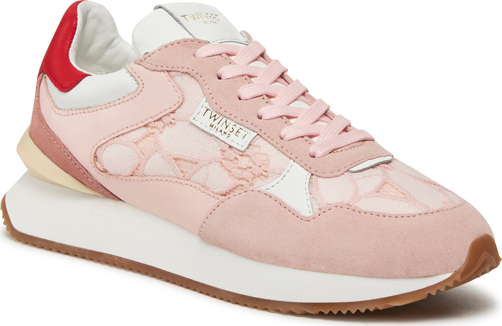 Sneakersy TWINSET 241TCP072 Cupcake Pink 00178
