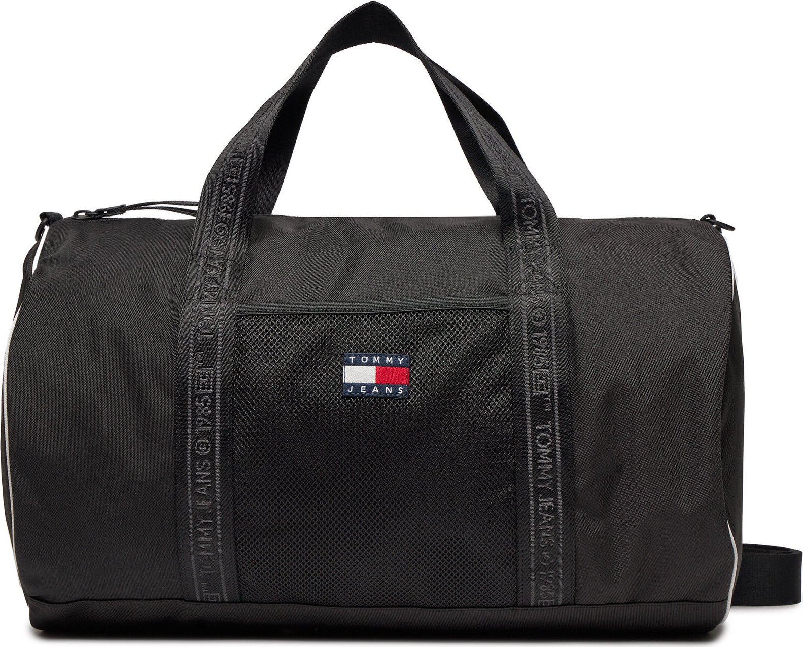 Taška Tommy Jeans Tjm Heritage Round Duffle AM0AM11950 Black BDS